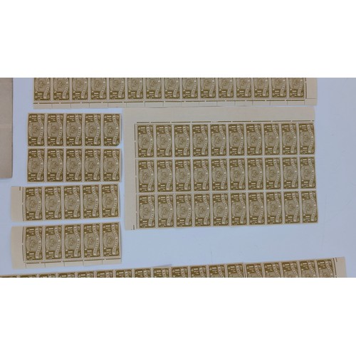 21 - A Large Quantity of Sheets and Part Sheets of GB WWII to 1960 Entertainments Revenue Excise Duty Sta... 