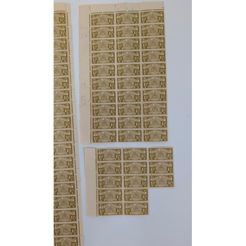21 - A Large Quantity of Sheets and Part Sheets of GB WWII to 1960 Entertainments Revenue Excise Duty Sta... 