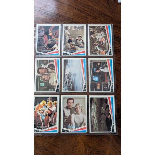 Space 1999 Vintage Trading Cards Incomplete set x 54 Cards