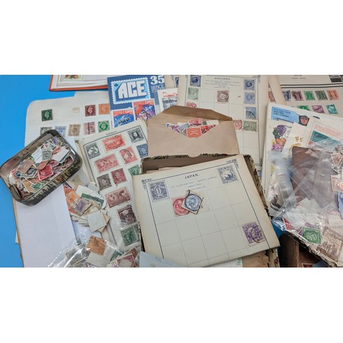 20 - A Schoolgirl Collection of Worldwide Stamps, Mint and Used, Covers etc.