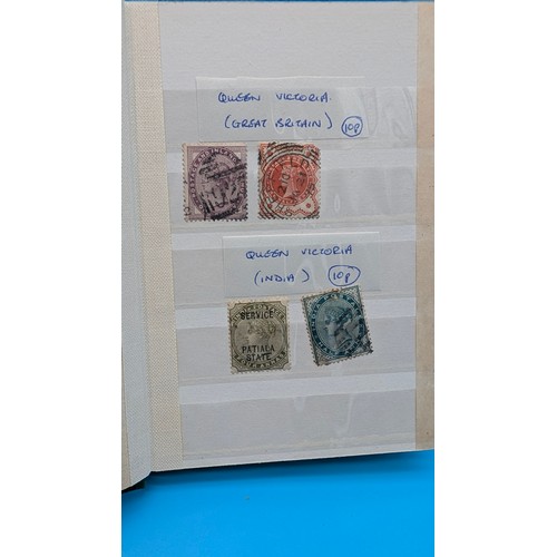 13 - A Collection of Albums with FDC's.  Including Tonga Tin Can Mail; Cover, China Earlier Used, GB Mint... 