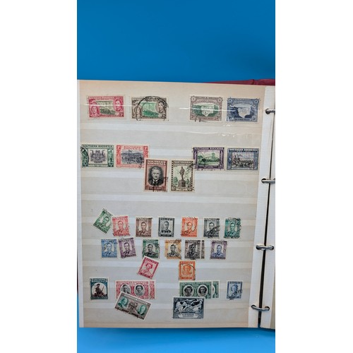 8 - Box of World and Commonwealth Stockbooks and Albums with world stamps. Mainly used plus First Day Co... 
