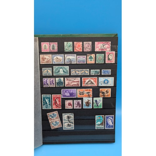 8 - Box of World and Commonwealth Stockbooks and Albums with world stamps. Mainly used plus First Day Co... 