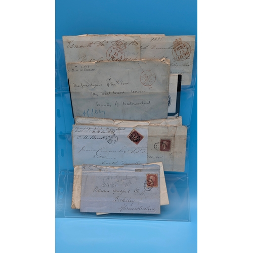 9 - An Assortment of GB and Worldwide Stamps including 1d Reds and 2d Blues, Blocks of Lilacs , Victoria... 