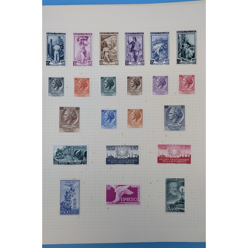 34 - Europe - Clean Collection of Mainly Mid-Period Europe Mint and Used in Maroon Plymouth Reg Fitting A... 