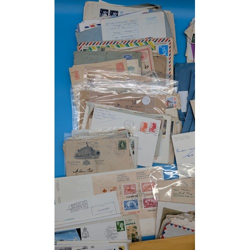 44 - Box of Covers, Mainly Commercial, World, Commonwealth and a Few GB All Periods.