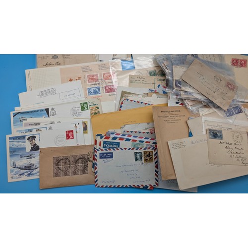 44 - Box of Covers, Mainly Commercial, World, Commonwealth and a Few GB All Periods.