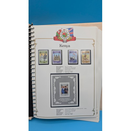 14 - 1981 Royal Wedding Mint in 4 x Stanley Gibbons printed albums. 1982 birth of Prince of Wales in 2 x ... 