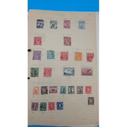 24 - Worldwide stamp album 1800's to George VI