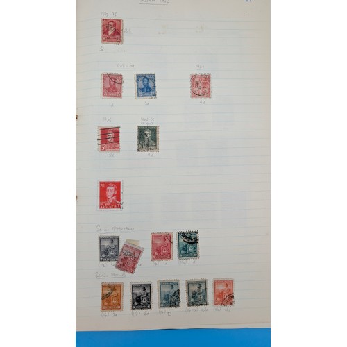 24 - Worldwide stamp album 1800's to George VI