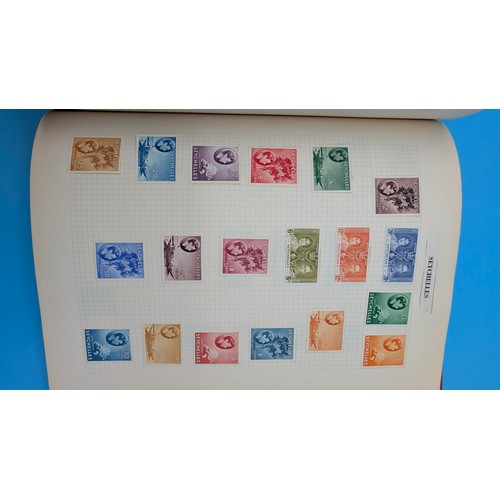 4 - Senator Album with GB & British Commonwealth Collection Queen Victoria to QE2, Many Omnibus and shor... 