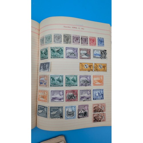 12 - A Collection of GB and Commonwealth Stamps inc. 4 x Penny Blacks, 2d Blues (Mixed Condition). 4 Albu... 