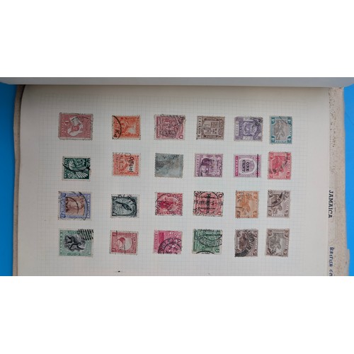 12 - A Collection of GB and Commonwealth Stamps inc. 4 x Penny Blacks, 2d Blues (Mixed Condition). 4 Albu... 