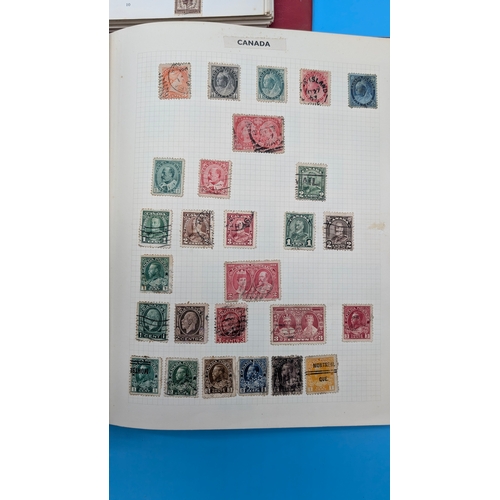 43A - World Stamp Collection in 3 Albums

A mixed worldwide collection housed in  Senatorr, Triumph and St... 