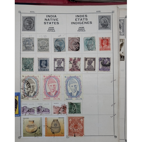 43A - World Stamp Collection in 3 Albums

A mixed worldwide collection housed in  Senatorr, Triumph and St... 