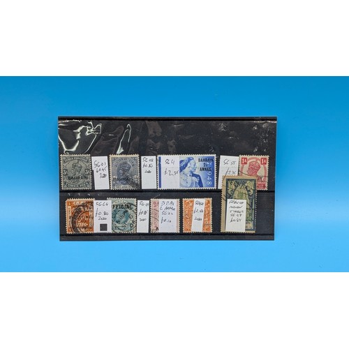 11 - Small collection of worldwide stamps on stock cards mainly Commonwealth, used. Cat £450 plus Trinida... 