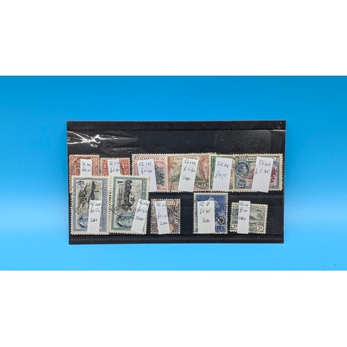 11 - Small collection of worldwide stamps on stock cards mainly Commonwealth, used. Cat £450 plus Trinida... 