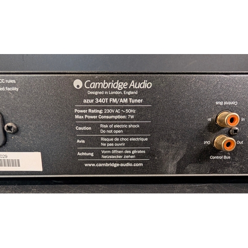 2042 - Cambridge Audio ‘Azur 340T’ FM/AM Tuner

A Cambridge Audio Azur 340T FM/AM tuner, designed in London... 