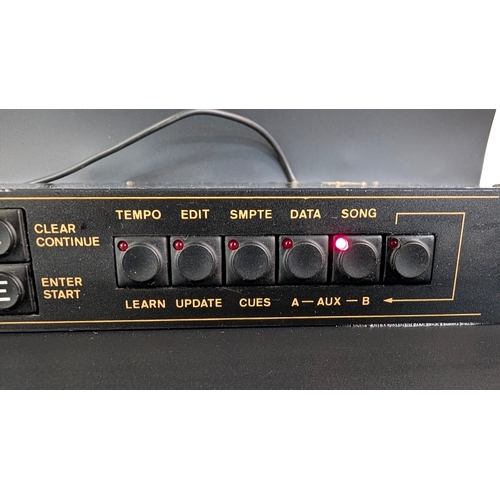 2010 - Friend-Chip SRC/AT SMPTE-to-MIDI synchroniser, 1U rack unit, circa 1989, powers on, untested further... 