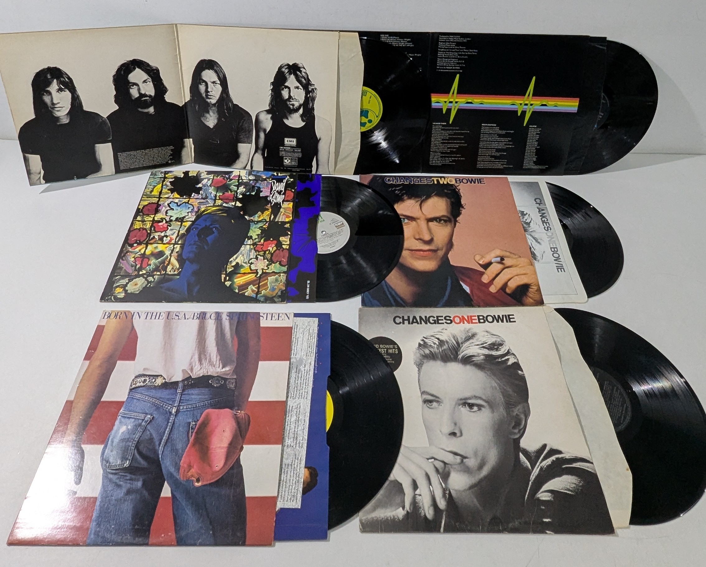 “Legends of Rock” — Six Iconic LPs incl. Pink Floyd, David Bowie ...