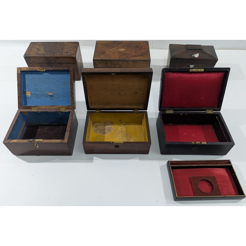 106 - Collection of Antique & Early 20th Century Wooden Boxes (10)

A collection of ten antique and early ... 