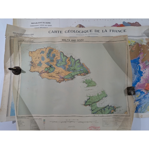 108 - Collection of Mid–Late 20th Century Geological Maps 

A group of mid–late 20th century printed geolo... 