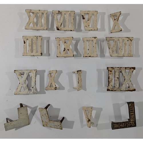 129 - Vintage Cast-Iron Roman Numeral Markers (Clock/Garden/Architectural)
Group of old cast-iron numerals... 