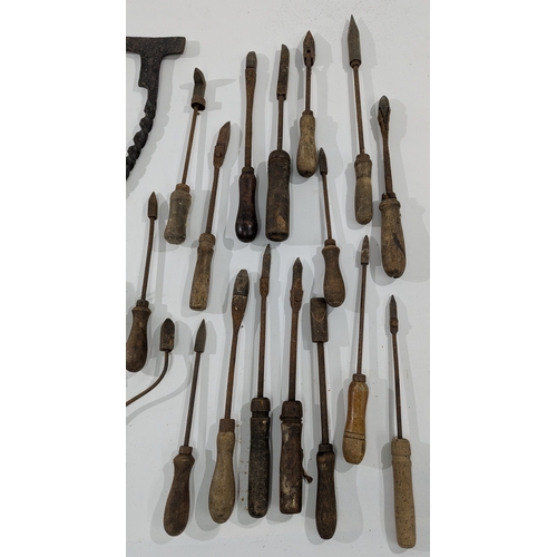 143 - Large Mixed Lot of Antique & Vintage Tools and Hardware
A varied collection of antique and early 20t... 