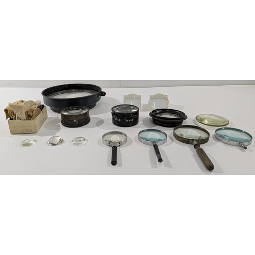Optical & Scientific Glassware Assortment A mixed lot of antique and ...