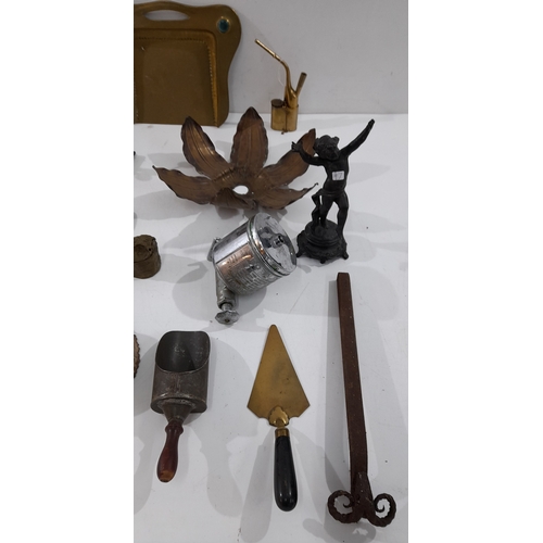 A mixed lot of decorative and utilitarian objects, comprising an ...