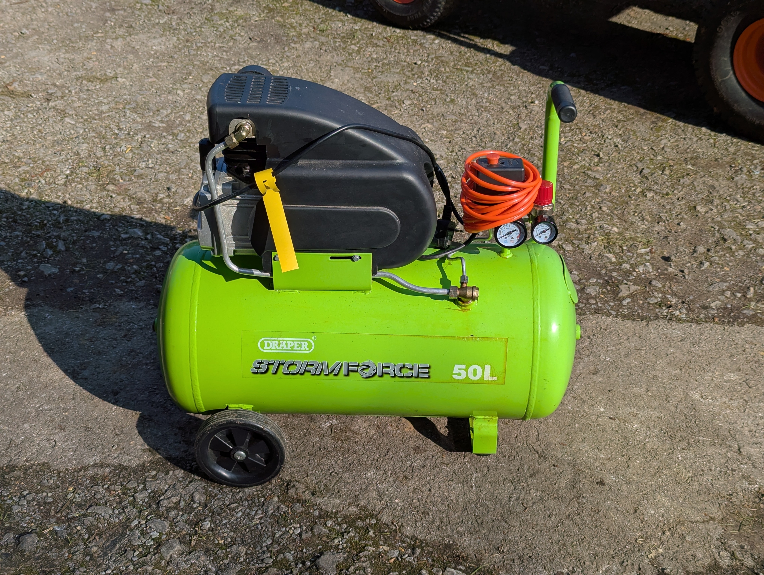 Draper Stormforce Air Compressor. A Draper Stormforce 50 litre portable ...