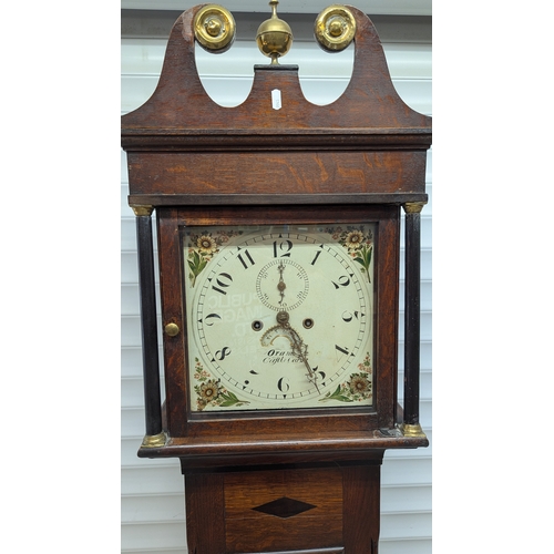 21 - Early 19th Century Eight-Day Longcase Clock by Oram of Castle Cary, Somerset

An early 19th century ... 