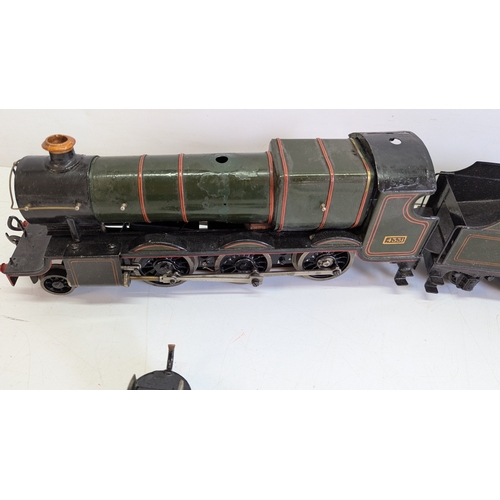 14 - Vintage O Gauge GWR 43xx 2-6-0 Mogul Locomotive No. 4331 and Tender, Attributed to Bassett-Lowke

Fi... 