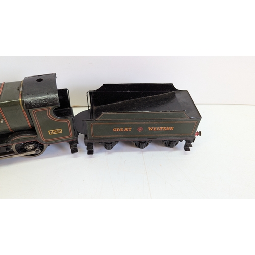 14 - Vintage O Gauge GWR 43xx 2-6-0 Mogul Locomotive No. 4331 and Tender, Attributed to Bassett-Lowke

Fi... 