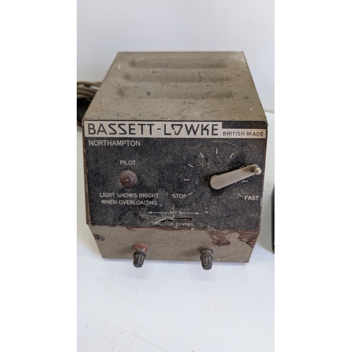 16 - Vintage Bassett-Lowke O Gauge Model Railway Speed Controllers and Twin Control Unit (3)

Two British... 