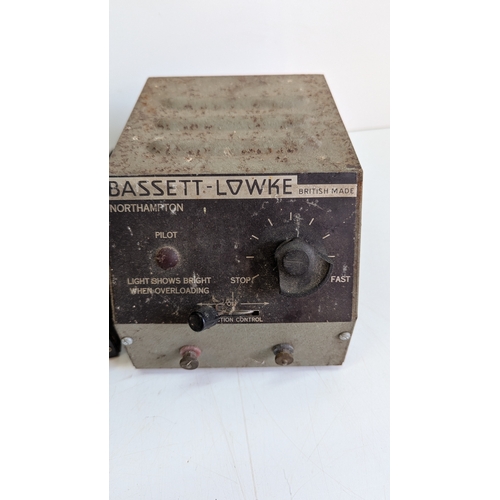 16 - Vintage Bassett-Lowke O Gauge Model Railway Speed Controllers and Twin Control Unit (3)

Two British... 