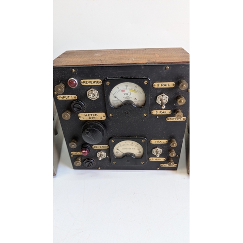 16 - Vintage Bassett-Lowke O Gauge Model Railway Speed Controllers and Twin Control Unit (3)

Two British... 