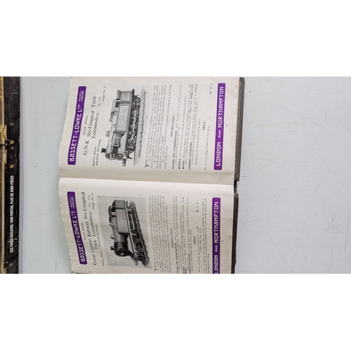 19 - Vintage Bassett-Lowke Catalogue Album and Railway Reference Books (5)

Including an early 20th-centu... 
