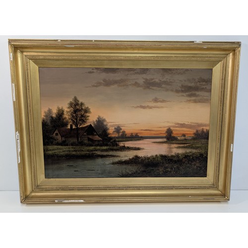 2 - MARK WILLIAM FISHER RA (AMERICAN/BRITISH, 1841–1923) Marlow Meadows, circa 1888

Oil on canvas, depi... 