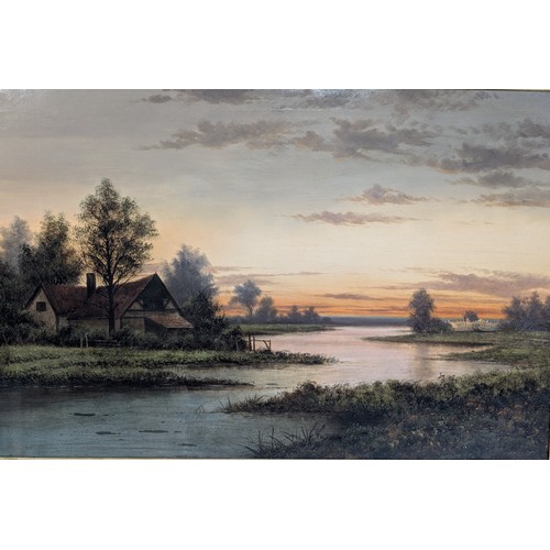 2 - MARK WILLIAM FISHER RA (AMERICAN/BRITISH, 1841–1923) Marlow Meadows, circa 1888

Oil on canvas, depi... 