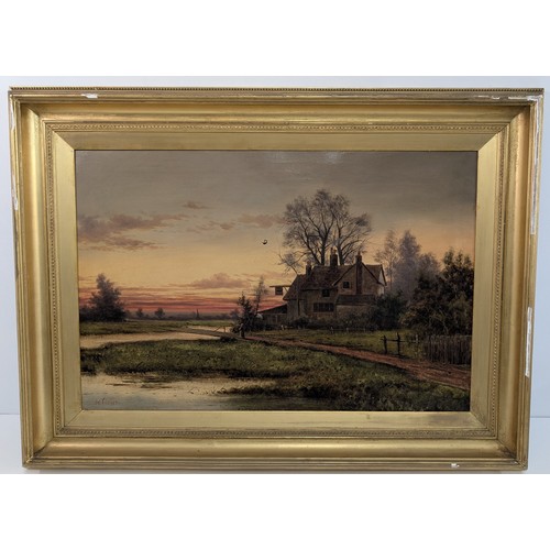 3 - MARK WILLIAM FISHER RA (AMERICAN/BRITISH, 1841–1923) The Crow

Oil on canvas, depicting a secluded c... 