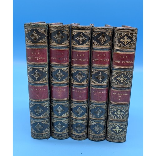 10A - JUSTIN McCARTHY – A HISTORY OF OUR OWN TIMES, FIVE VOLUMES

McCarthy, Justin, A History of Our Own T... 