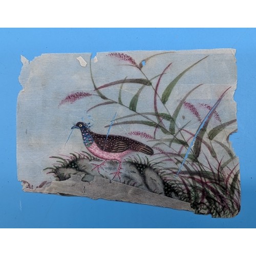 4 - Chinese School, Qing Dynasty, 19th century

 A collection of eight Chinese Export paintings on pith ... 