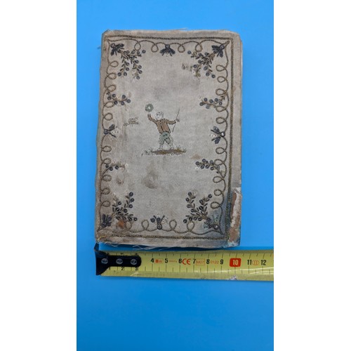6 - VENICE – RARE 18TH CENTURY EMBROIDERED SILK BINDING – PROTOGIORNALE, 1797

Protogiornale per l'Anno ... 