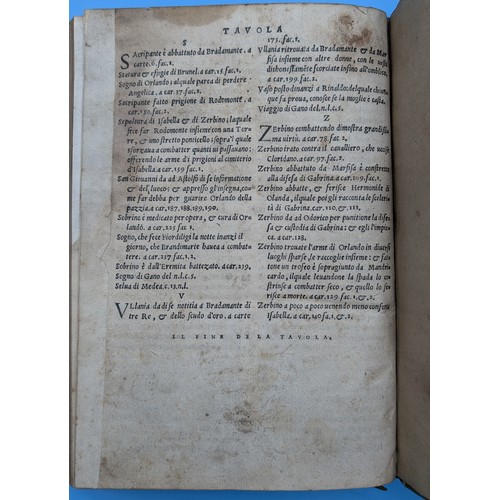 7 - ARIOSTO (LUDOVICO) – ORLANDO FURIOSO, VENICE, GABRIEL GIOLITO DE FERRARI, 1551 – ILLUSTRATED RENAISS... 