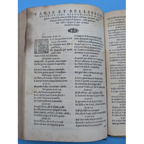 7 - ARIOSTO (LUDOVICO) – ORLANDO FURIOSO, VENICE, GABRIEL GIOLITO DE FERRARI, 1551 – ILLUSTRATED RENAISS... 