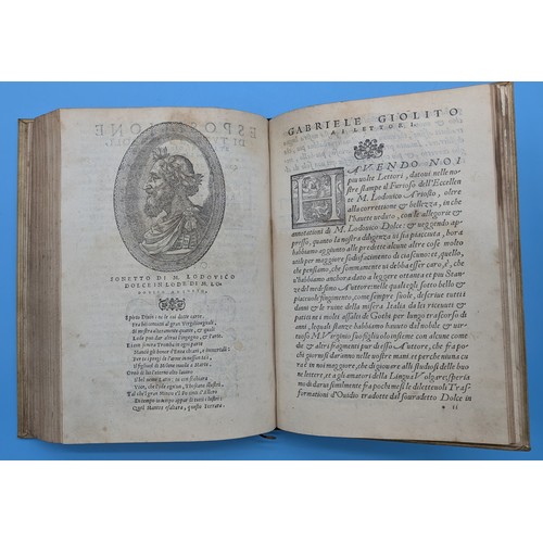 7 - ARIOSTO (LUDOVICO) – ORLANDO FURIOSO, VENICE, GABRIEL GIOLITO DE FERRARI, 1551 – ILLUSTRATED RENAISS... 