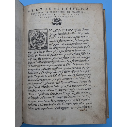 7 - ARIOSTO (LUDOVICO) – ORLANDO FURIOSO, VENICE, GABRIEL GIOLITO DE FERRARI, 1551 – ILLUSTRATED RENAISS... 
