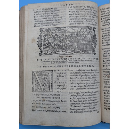 7 - ARIOSTO (LUDOVICO) – ORLANDO FURIOSO, VENICE, GABRIEL GIOLITO DE FERRARI, 1551 – ILLUSTRATED RENAISS... 
