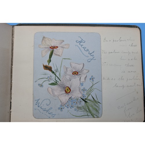 11 - FIRST WORLD WAR ERA AUTOGRAPH & SKETCH ALBUM, c.1913–1916

An interesting early 20th-century autogra... 